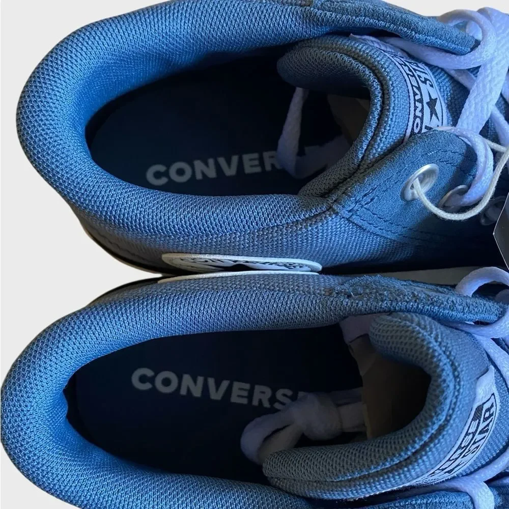 NWB Converse CTAS Malden Street Canvas & Suede Mid Sneakers Mens 10 Wms 12 Blue